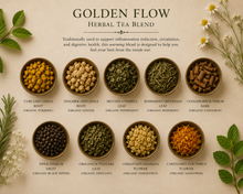 Load image into Gallery viewer, Golden Flow Herbal Tea Blend

